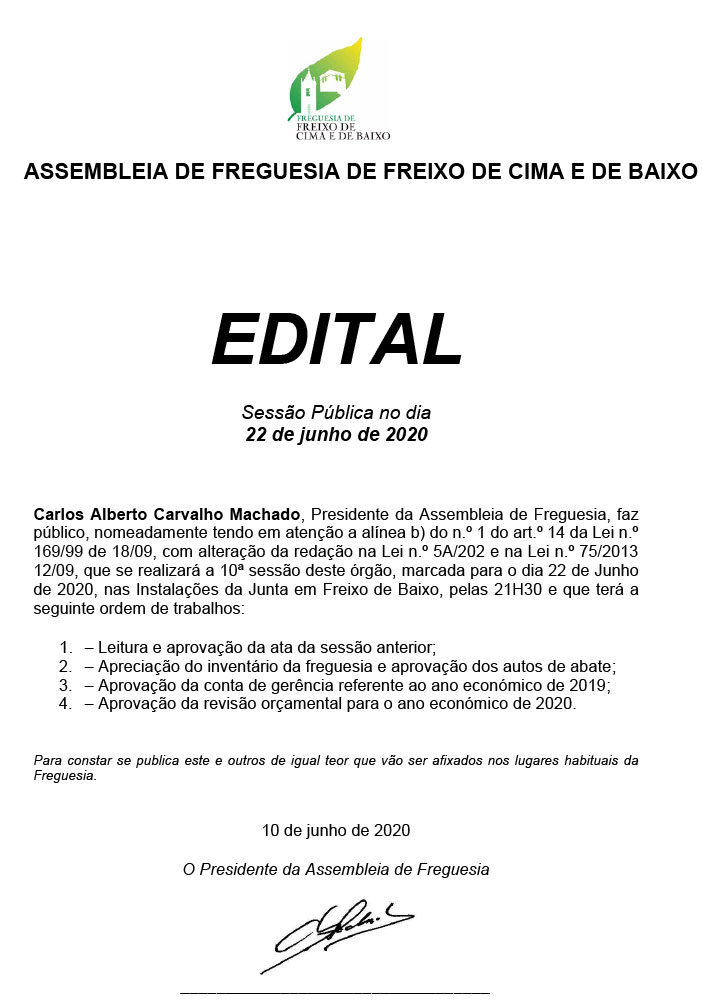 edital 10 06 2020